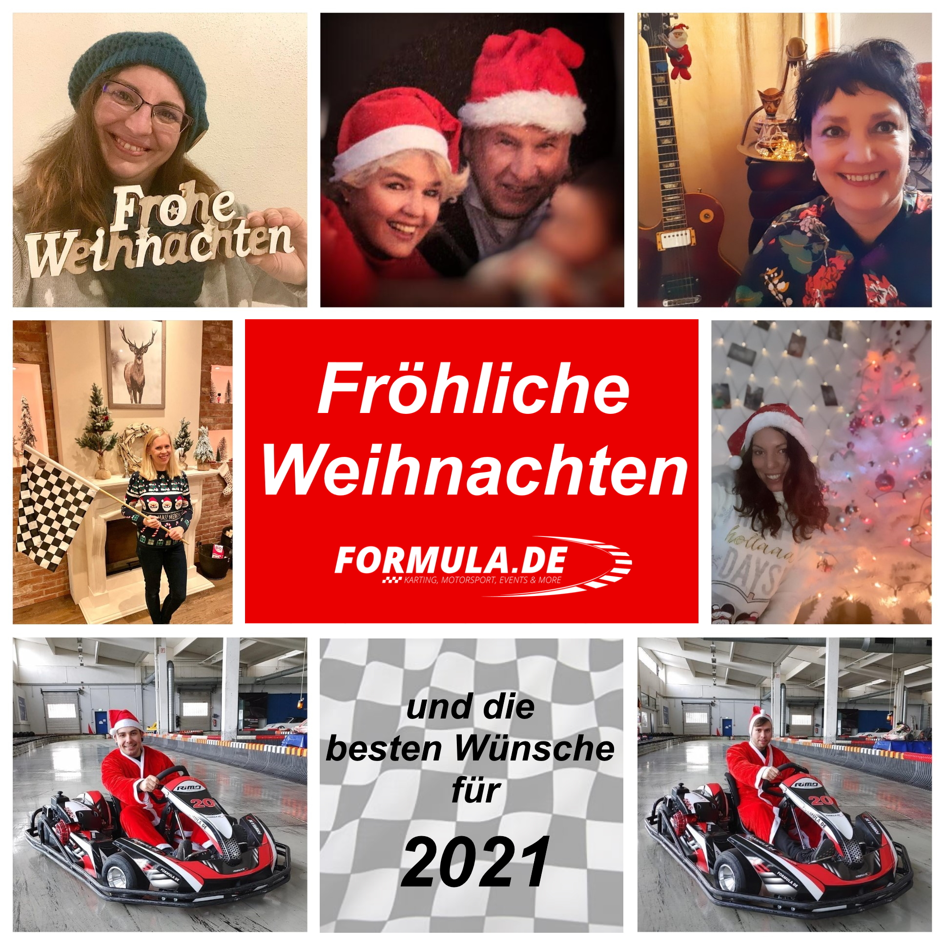 Weihnachtsfoto Team 2020